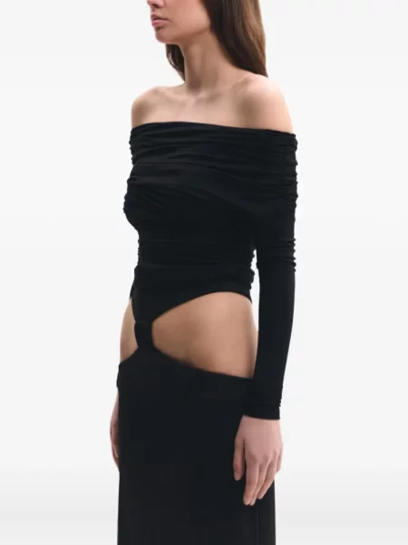 Top Lika drapat negru