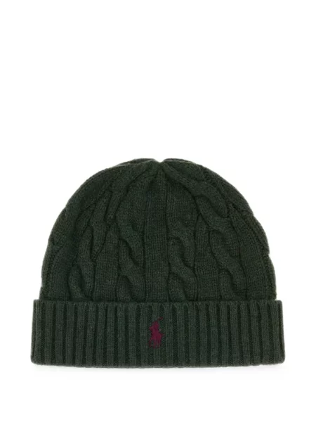 Căciulă Polo Ralph Lauren tricotate verde