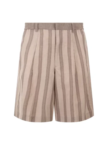 Bermudy Emporio Armani beżowe