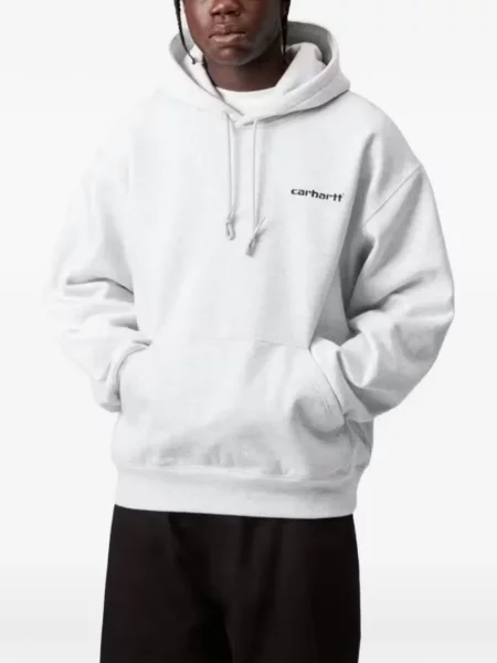 Hanorac cu glugă Carhartt Wip cu imagine gri