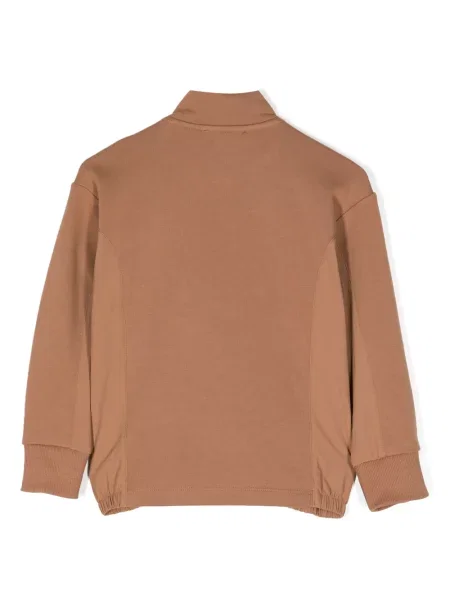 Bluza dziecięca Emporio Armani brązowa