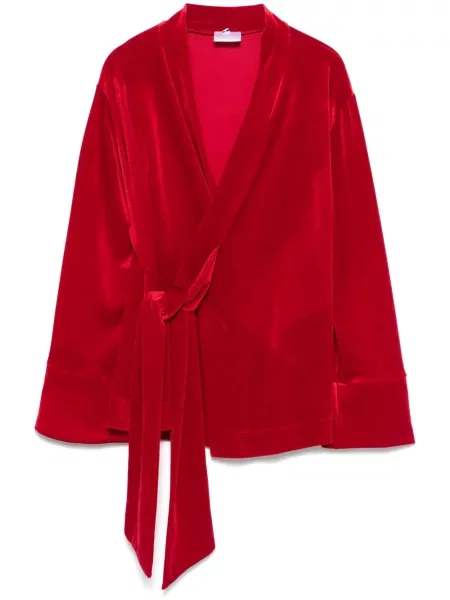 Aksamitna kurtka Alchemy czerwona