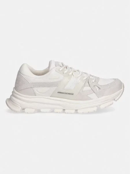 Armani Exchange Sneakersy Écru béžová