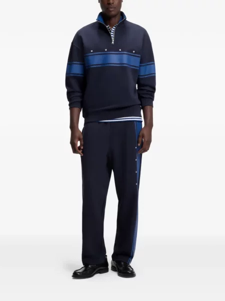 Pantaloni Hugo alergare albastru