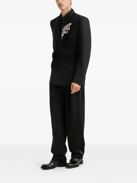 Pantaloni Dolce & Gabbana plisate negru