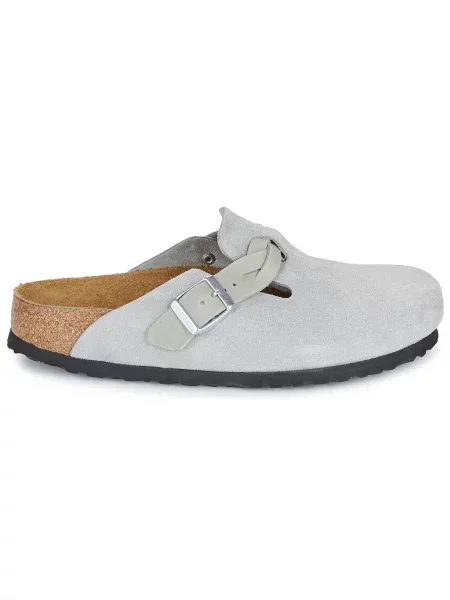 Papuci Birkenstock țesuți gri