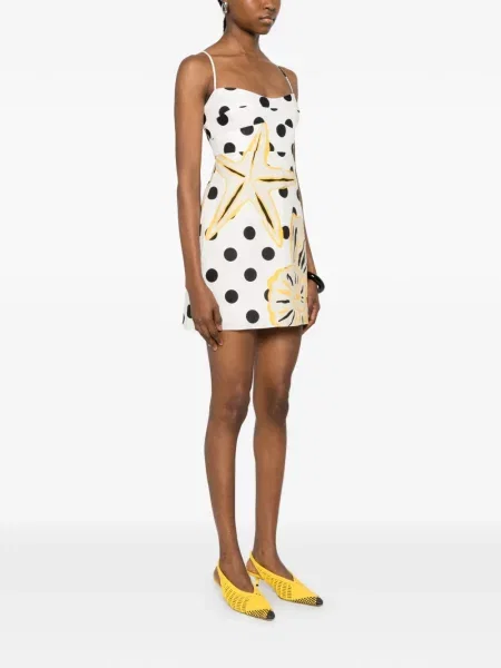 Rochie mini Cala De La Cruz cu buline alb