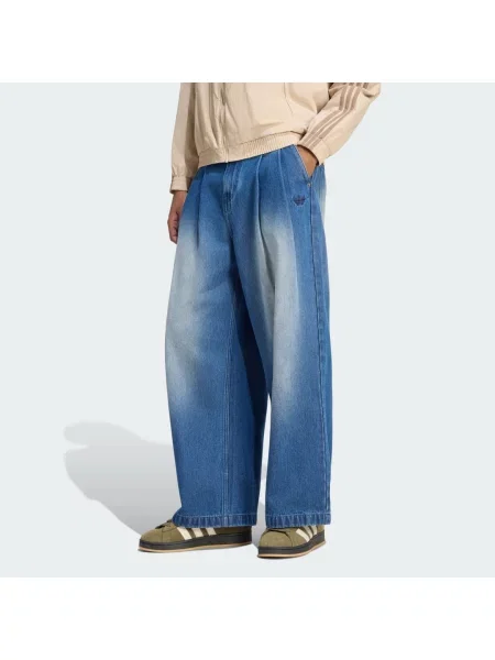 DŽÍNY MID-RISE WIDE LEG