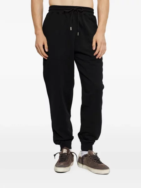 Τρέξιμο παντελόνι Canada Goose με αυτόγραφο με κορδόνι μαύρο