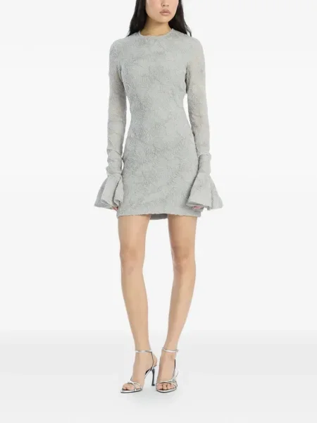 Rochie maxi Rotate Birger Christensen lungă de costum gri