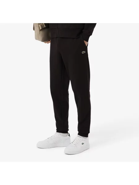 Lacoste Spodnie Dresowe Ze Zwężanymi Nogawkami brązowy