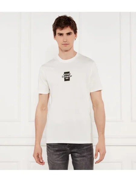 Armani Exchange Tricou alb