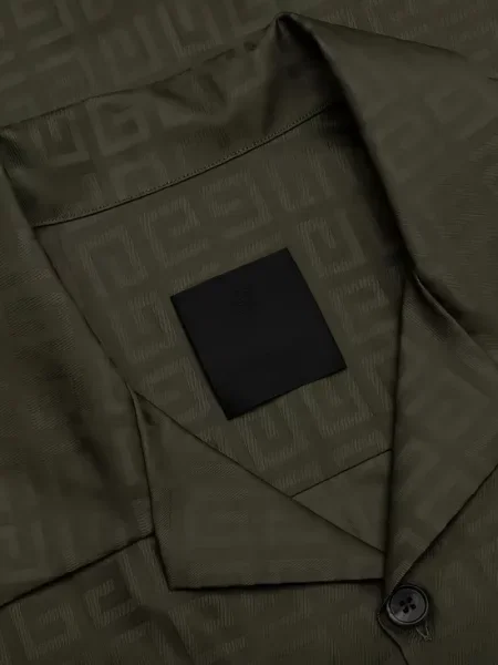 Cămașă Givenchy din jacard verde