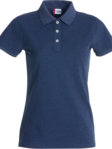 Clique Stretch Premium Polo – Wysokiej jakości polo z – Blue niebieska