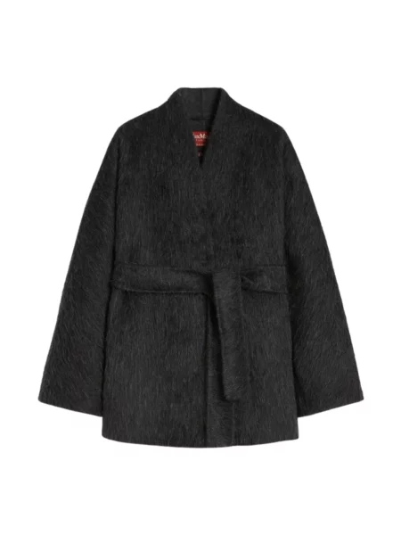 Bluzka Max Mara Studio wełniana szara