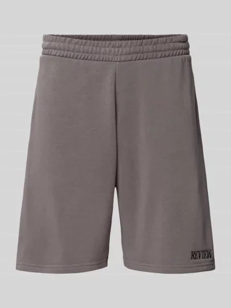 Szorty z dzianiny dresowej o kroju relaxed fit z wyhaftowanym logo Review