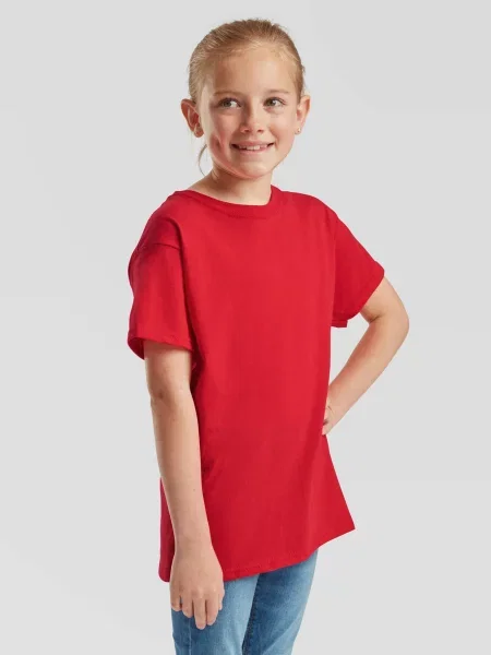 Tricou copii Fruit Of The Loom roșu