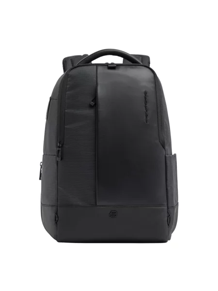 Torba na laptopa Piquadro skórzana czarna