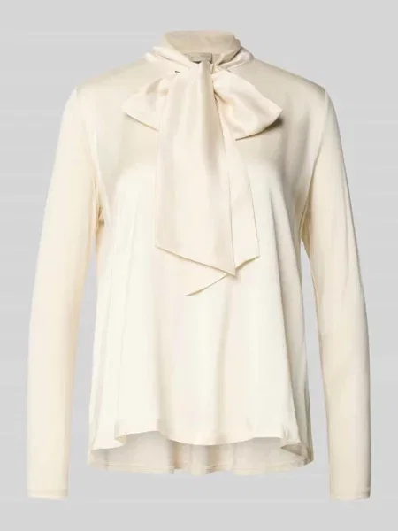 Bluzka z wiązanym detalem Milano Italy biała