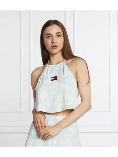 Farmer felső Tommy Jeans kék