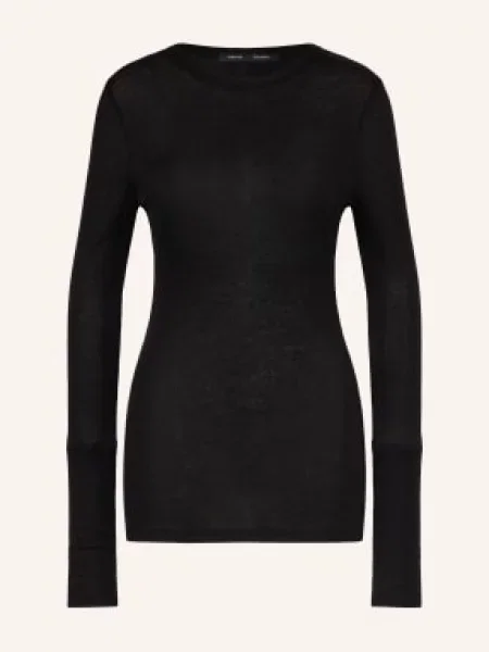 Proenza Schouler Koszulka Z Długim Rękawem Kaiya schwarz czarny