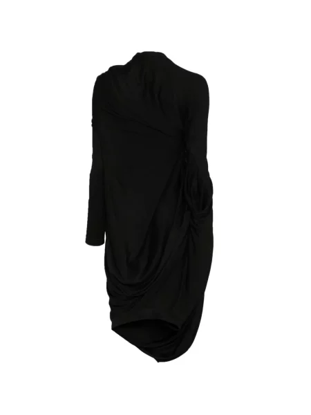 Rochie Junya Watanabe asimetrică drapată negru