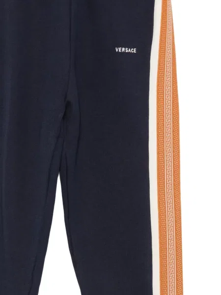 Spodnie dziecięce Versace niebieskie