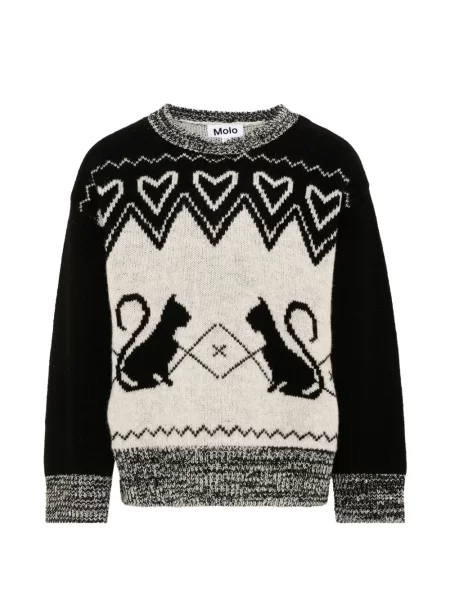 Sweter dziecięcy Molo czarny