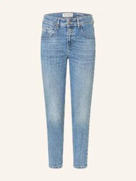 Marc O'polo Jeansy Theda Boyfriend Fit blau niebieskie