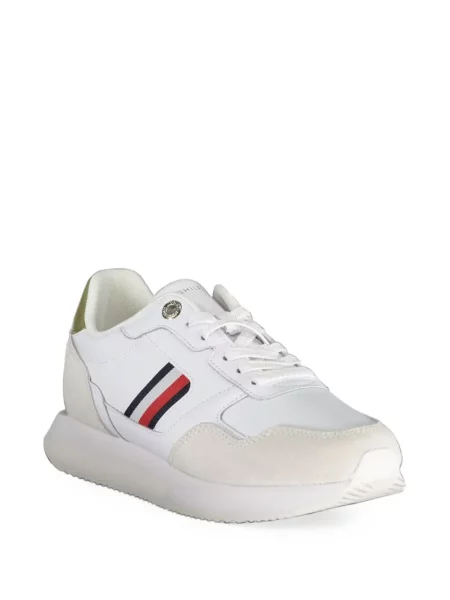 Szarvasbőr sneaker Tommy Hilfiger fehér