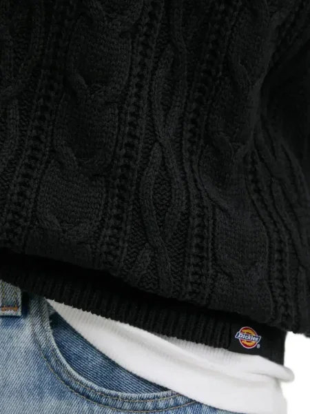 Pulover Dickies cu decolteu rotund negru