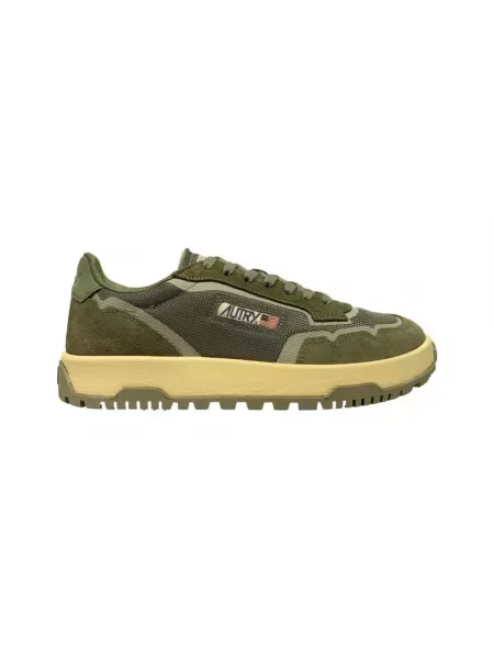 Sneakersy Autry zamszowe zielone