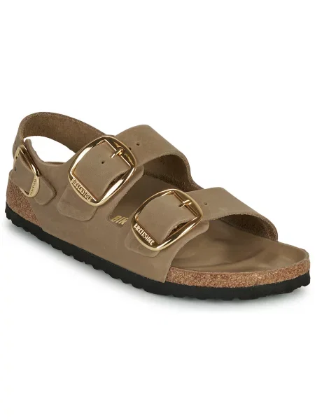Sandály Birkenstock s přezkou béžové