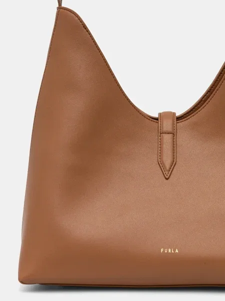 Torebka Furla skórzana brązowa