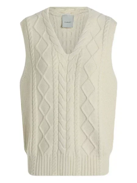 Pleteni prsluk Varley bijela