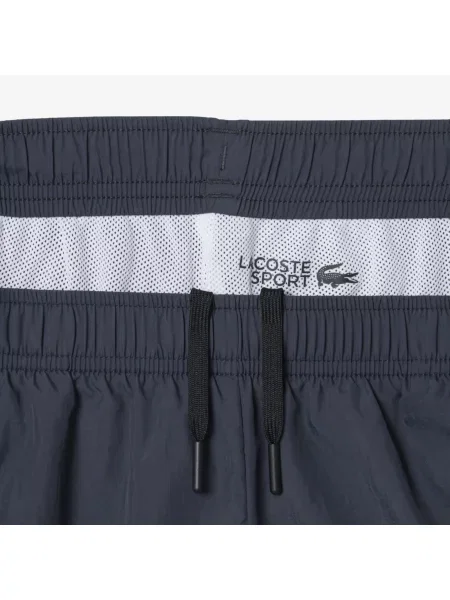 Lacoste Wodoodporny Komplet Dresowy Ciemnoszary Szary czarny