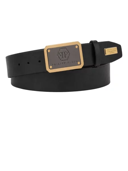 Pasek Philipp Plein z paskiem czarny