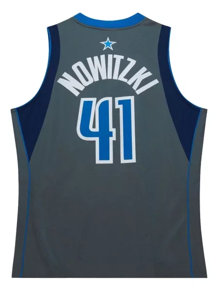 Cămașă Mitchell & Ness din jerseu gri