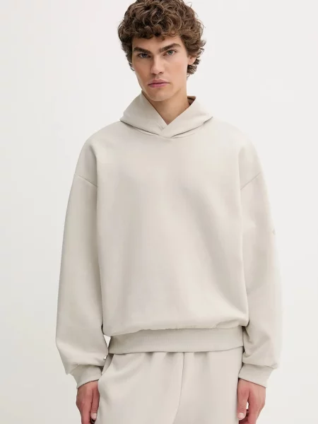 Geacă Adidas cu glugă bej