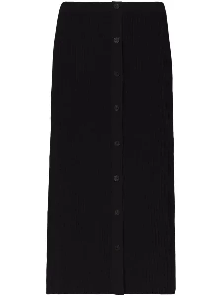 Fustă Proenza Schouler White Label tricotate alb