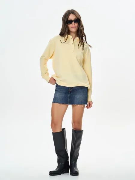 Світшот Роза жовтий