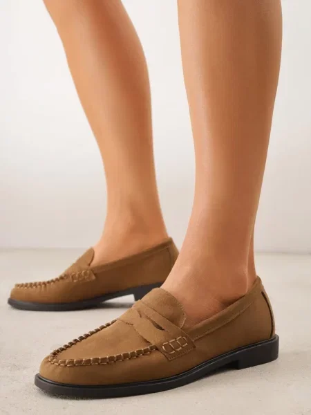 Mocasini Astanie bej