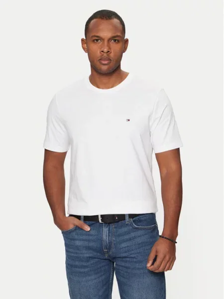 Koszulka Tommy Hilfiger Essential Reg Fit Solid Tee White L biała