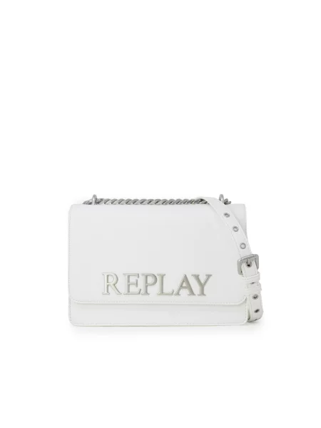 Geanta crossbody Replay alb