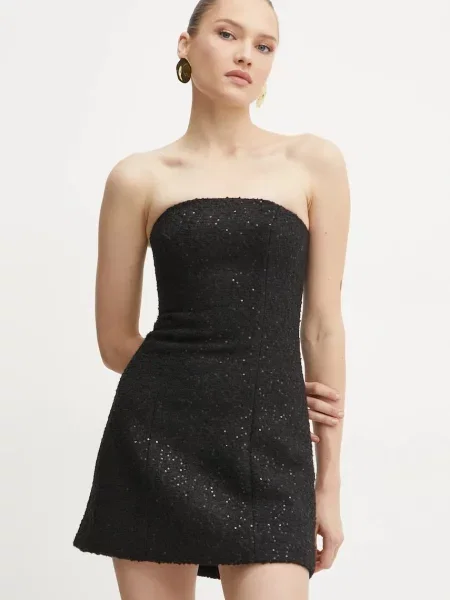 Obleka Marciano Guess BOUCLE črna