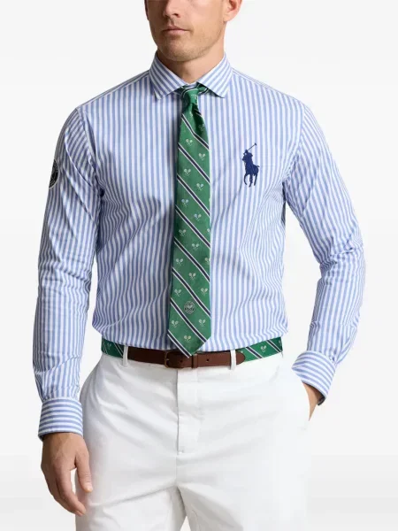 Șapcă Polo Ralph Lauren cu broderie alergare de in alb