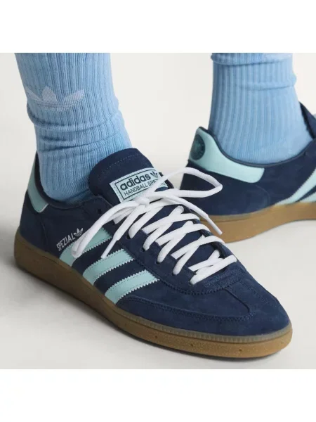 Sneakersy Adidas Originals zamszowe niebieskie