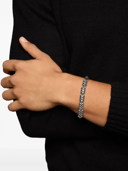 Brăţară David Yurman argintiu