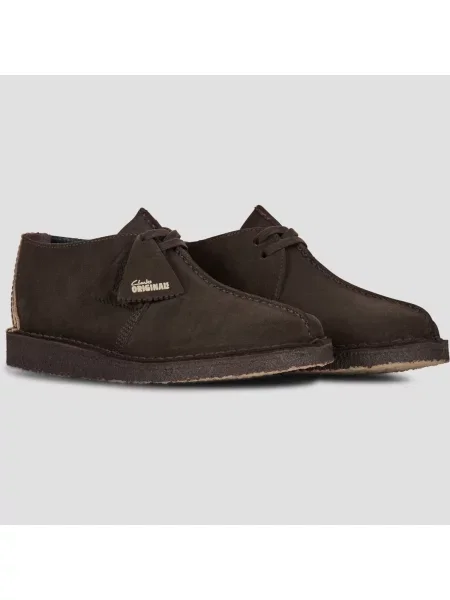 Púštne členkové topánky Clarks Originals hnedá