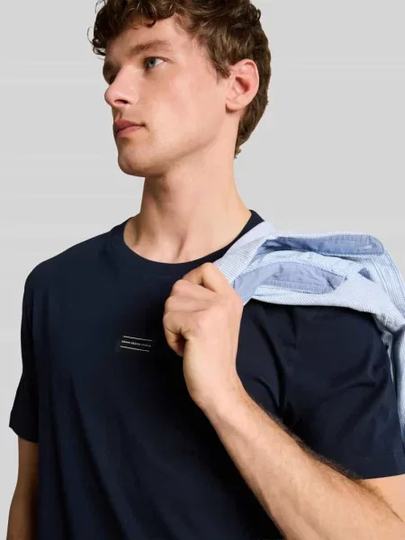T-shirt o kroju regular fit z czystej bawełny Tom Tailor Denim